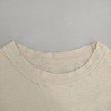 45R/45rpm 天竺 コットン 長袖Ｔシャツ カットソー ロンＴ ベージュ レディース フォーティーファイブアールピーエム【中古】5-1221M∞