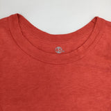 45R/45rpm 天竺 コットン 長袖Ｔシャツ カットソー ロンＴ レッド レディース フォーティーファイブアールピーエム【中古】5-1221M∞