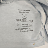 45R/45rpm 天竺 コットン サイズ2 半袖Ｔシャツ カットソー ライトブルー レディース フォーティーファイブアールピーエム【中古】6-0426S∞