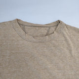 45R/45rpm コットン サイズ2 天竺 半袖Ｔシャツ カットソー ベージュ レディース フォーティーファイブアールピーエム【中古】6-0426S∞