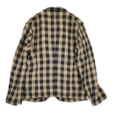 45R/45rpm インドリネンツイルのシャツジャケット（WOMEN） ベージュ ネイビー レディース フォーティーファイブアールピーエム【中古】5-0916M♪