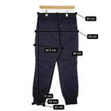 45R/45rpm 24AW USモーニットソーのパンツ 定価42900円 パンツ ネイビー グレー レディース フォーティーファイブアールピーエム【中古】5-1018T♪