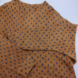 45R/45rpm フロートのバンダナプリントドレス 定価57200円 ワンピース ブラウン レディース フォーティーファイブアールピーエム【中古】5-1018T♪