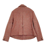 45R/45rpm コットンツイードヘリンボンのアニージャケット 定価100100円 レッド レディース フォーティーファイブアールピーエム【中古】5-1018T♪