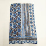 MOONBAT ムーンバット レーヨン シルク 2WAY ボレロ ストール ブルー レディース【中古】5-1108G◎