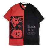 BLACK COMME des GARCONS ディズニー 1E-T006 AD2020 定価14300円 半袖Ｔシャツ カットソー レッド ブラック レディース ブラックコムデギャルソン【中古】6-0324S♪