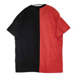 BLACK COMME des GARCONS ディズニー 1E-T006 AD2020 定価14300円 半袖Ｔシャツ カットソー レッド ブラック レディース ブラックコムデギャルソン【中古】6-0324S♪