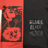 BLACK COMME des GARCONS ディズニー 1E-T006 AD2020 定価14300円 半袖Ｔシャツ カットソー レッド ブラック レディース ブラックコムデギャルソン【中古】6-0324S♪