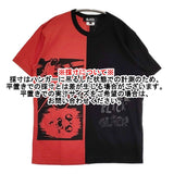 BLACK COMME des GARCONS ディズニー 1E-T006 AD2020 定価14300円 半袖Ｔシャツ カットソー レッド ブラック レディース ブラックコムデギャルソン【中古】6-0324S♪