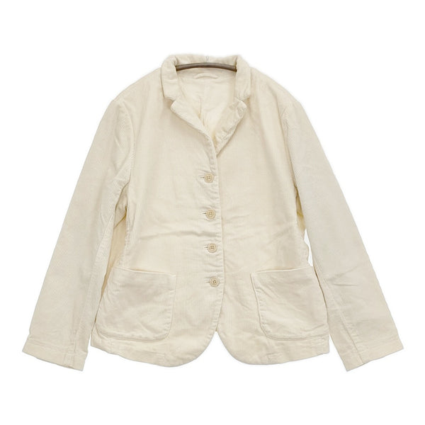 nest Robe 01143-2080 コーデュロイ ジャケット アイボリー レディース ネストローブ【中古】5-1018T♪