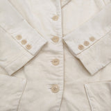 nest Robe 01143-2080 コーデュロイ ジャケット アイボリー レディース ネストローブ【中古】5-1018T♪