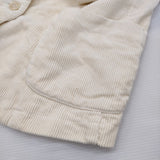 nest Robe 01143-2080 コーデュロイ ジャケット アイボリー レディース ネストローブ【中古】5-1018T♪