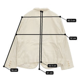 nest Robe 01143-2080 コーデュロイ ジャケット アイボリー レディース ネストローブ【中古】5-1018T♪