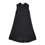 mizuiro-ind 3-228501 Vネック ノースリーブウールニット ワンピース ブラック レディース ミズイロインド【中古】5-1020T∞