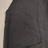 doux bleu レーヨンリネン オーバーオール サロペット ブルーグレー レディース ドゥーブルー【中古】5-1221M∞