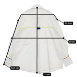 Eimee Law 81512z-2 パイピングデザインシャツ ブラウス シャツ ホワイト レディース エイミーロウ【中古】6-0128M∞