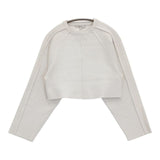 UN3D ニットワイドスリーブショートニット 522222600201 セーター ニット オフホワイト レディース アンスリード【中古】6-0128M∞