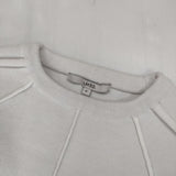 UN3D ニットワイドスリーブショートニット 522222600201 セーター ニット オフホワイト レディース アンスリード【中古】6-0128M∞