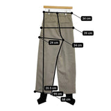 Ameri VINTAGE GUN CLUB CHECK STIRRUP PANTS M 定20350円 01320820960 パンツ ベージュ ブラック レディース アメリヴィンテージ【中古】5-1018T♪