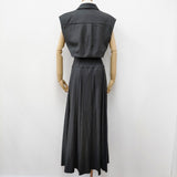 Ameri VINTAGE MANY WAY SHORT JACKET WITH SKIRT M ジャケット スカート セットアップ グレー レディース アメリヴィンテージ【中古】5-0916S♪