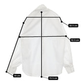 antiqua セーラーカラー ブロードシャツ 長袖 ブラウス シャツ ホワイト レディース アンティカ【中古】5-1221M∞