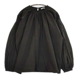 CLANE 12122-4022 ボリュームパフスモックトップス 定価24200円 ブラウス シャツ ブラック レディース クラネ【中古】5-1224M∞