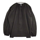 CLANE 12122-4022 ボリュームパフスモックトップス 定価24200円 ブラウス シャツ ブラック レディース クラネ【中古】5-1224M∞