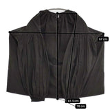 CLANE 12122-4022 ボリュームパフスモックトップス 定価24200円 ブラウス シャツ ブラック レディース クラネ【中古】5-1224M∞