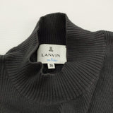 LANVIN en Bleu ドッキング ニット 3204326 サイズ38 ワンピース チャコールグレー カーキ レディース ランバンオンブルー【中古】5-1018T♪