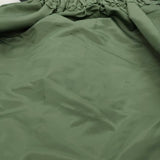 LANVIN en Bleu ドッキング ニット 3204326 サイズ38 ワンピース チャコールグレー カーキ レディース ランバンオンブルー【中古】5-1018T♪