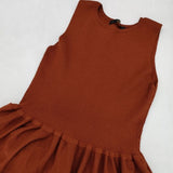 Liesse 辺見えみりさんコラボ ノースリーブニットワンピース A0195KA035 ワンピース ブラウン系 レディース リエス【中古】6-0128M∞