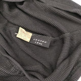 JURGEN LEHL J0183US421 シルク リブ ペチコート スカート ブラック レディース ヨーガンレール【中古】5-1224M∞