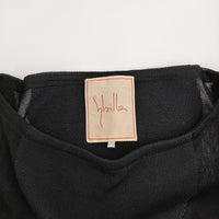Sybilla サークルインターシャニットワンピース ドット 定価64900円 GBAGS-01590 サイズM ワンピース ブラック レディース シビラ【中古】5-0916S♪