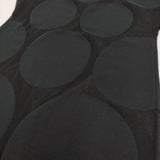 Sybilla サークルインターシャニットワンピース ドット 定価64900円 GBAGS-01590 サイズM ワンピース ブラック レディース シビラ【中古】5-0916S♪