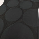 Sybilla サークルインターシャニットワンピース ドット 定価64900円 GBAGS-01590 サイズM ワンピース ブラック レディース シビラ【中古】5-0916S♪