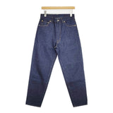 HARVESTY デイリーテーパードデニム DAILY TAPERED DENIM 定価16500円 A12201-3 ジーンズ デニムパンツ ネイビー レディース ハーベスティ【中古】5-1224G∞