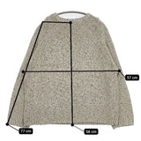 TANG プルオーバーニット 定価15400円 シルク混 セーター ニット グレー マルチカラー レディース タング【中古】5-1224M∞