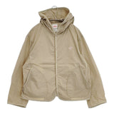 Danton NYLON TUSSER HOODED JACKET 定価20900円 DT-A0277 ナイロン ジャケット ベージュ レディース ダントン【中古】5-1224M∞