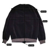 mina perhonen lampo za2355 38 コーデュロイストライプブルゾン ノーカラージャケット 22AW Dネイビー レディース ミナペルホネン【中古】5-1018T♪