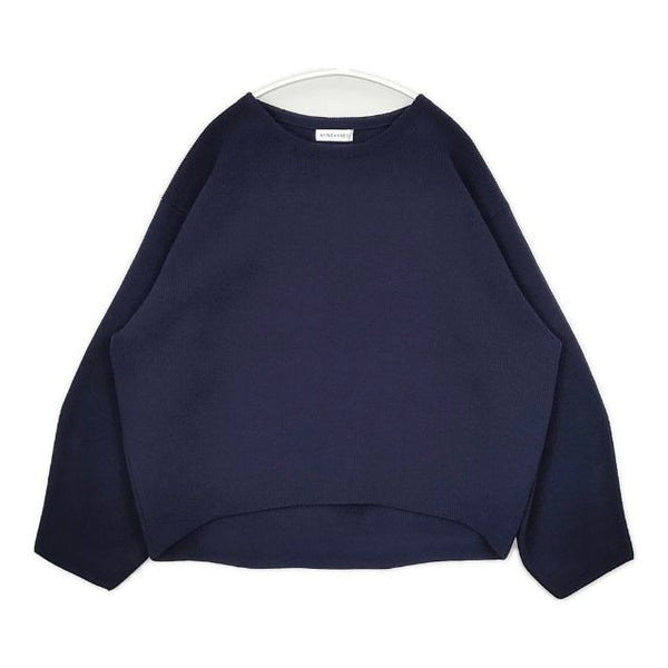 My weakness ROWAN PULL OVERプルオーバニット 定価28600円 セーター ニット ネイビー レディース マイウィークネス【中古】5-1013T∞