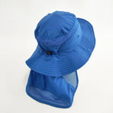 THE NORTH FACE キッズ サンシールドハット 帽子 ハット ブルー レディース ザノースフェイス【中古】5-1108G◎