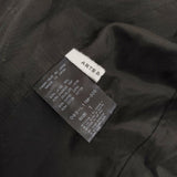 ARTS&SCIENCE 093-L11M-305 サイズ1 ウールヘンプ ローブコート ノーカラーコート グレー ホワイト レディース アーツ&サイエンス【中古】5-1018T♪