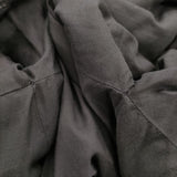 ARTS&SCIENCE 093-L11M-305 サイズ1 ウールヘンプ ローブコート ノーカラーコート グレー ホワイト レディース アーツ&サイエンス【中古】5-1018T♪