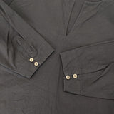 ARTS&SCIENCE コットン スキッパー 081-L61C-017 ブラウス シャツ ネイビー レディース アーツ&サイエンス【中古】5-1218M∞