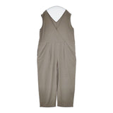 evam eva E231T104 コットンオールインワン 定価35200円 オールインワン ツナギ 23SS グレージュ レディース エヴァムエヴァ【中古】5-1218M∞