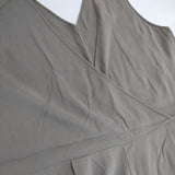 evam eva E231T104 コットンオールインワン 定価35200円 オールインワン ツナギ 23SS グレージュ レディース エヴァムエヴァ【中古】5-1218M∞