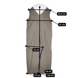 evam eva E231T104 コットンオールインワン 定価35200円 オールインワン ツナギ 23SS グレージュ レディース エヴァムエヴァ【中古】5-1218M∞