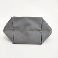Herve Chapelier 新品 2700C 舟型トートXS フュズィ×シルバー 定価45980円 トートバッグ グレー レディース エルベ・シャプリエ【中古】5-0916G♪