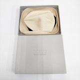 mature ha ボックスハット BOXED HAT 7cm brim 帽子 ハット ベージュ ブラック レディース マチュアーハ【中古】6-0212M◎