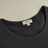 Scye 1216-21073 度詰め天竺フレアートップ 半袖Ｔシャツ カットソー ネイビー レディース サイ【中古】6-0426S∞